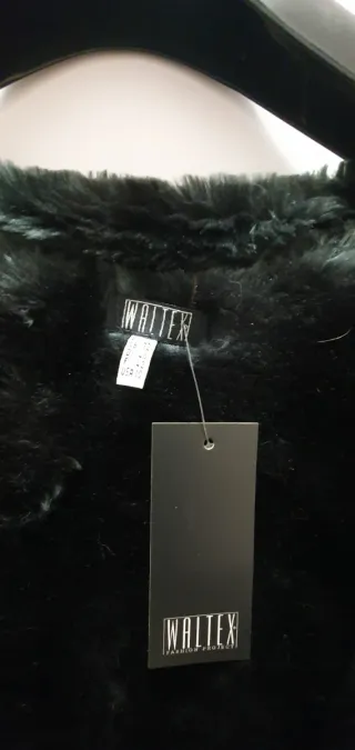 Giubbino Walter nero foderato pelliccia