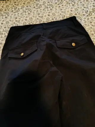 Lote 2 pantalones cargo negro y camuflaje