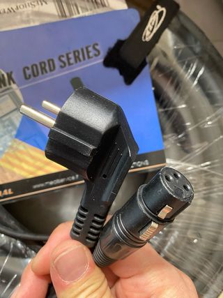 Cable Audio Link DAP Schuko/IEC - XLR Macho 15M