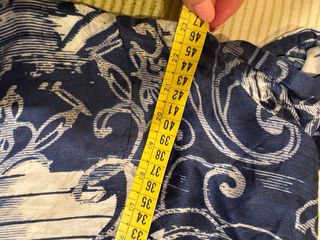 Conjunto falda y blusa de seda estampado