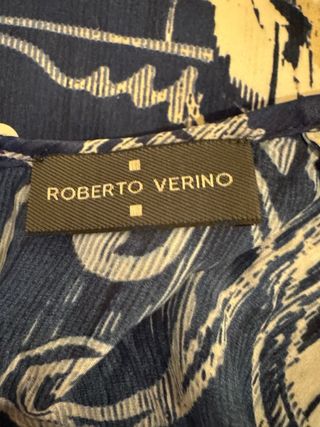 Conjunto falda y blusa de seda estampado