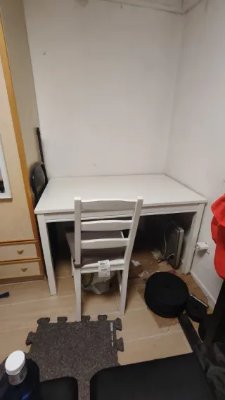 Mesa Comedor IKEA Blanca 110x70