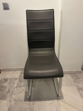 Juego de 2 sillas de comedor modernas