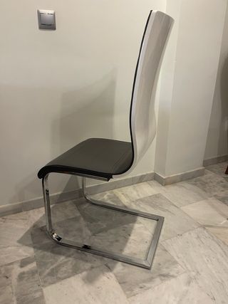 Juego de 2 sillas de comedor modernas