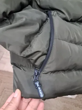 Chaqueta Philipp Plein Negra y Verde Militar