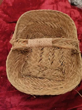 Pack 4 cestos mimbre y cerámica