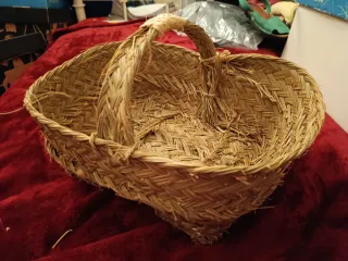 Pack 4 cestos mimbre y cerámica