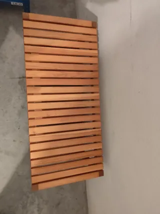 Banco de madera 2 niveles Ikea