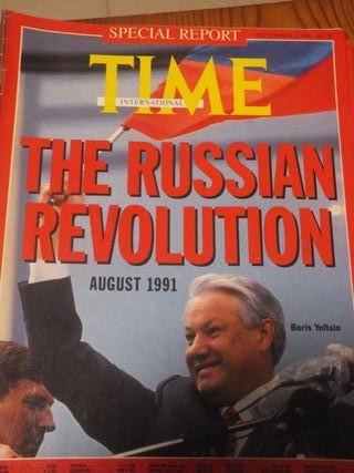 REVISTA TIME. LOTE DE 13 EJEMPLARES, 3 MESES. 1991