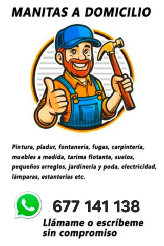 Manitas a domicilio: Pintura, fontanería, carpinte