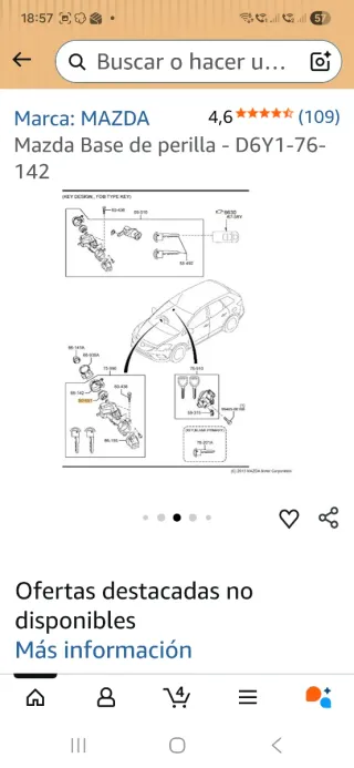 Perilla o pomo Mazda