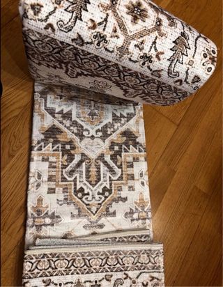 Tappeto Salotto Vintage Beige e Marrone