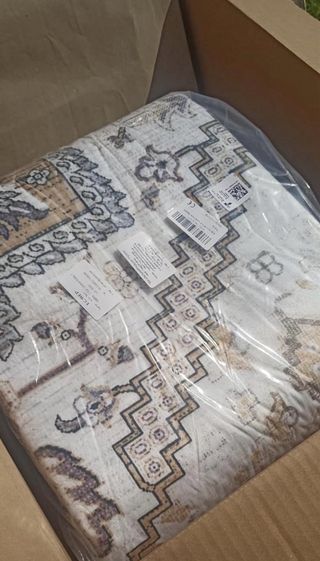 Tappeto Salotto Vintage Beige e Marrone