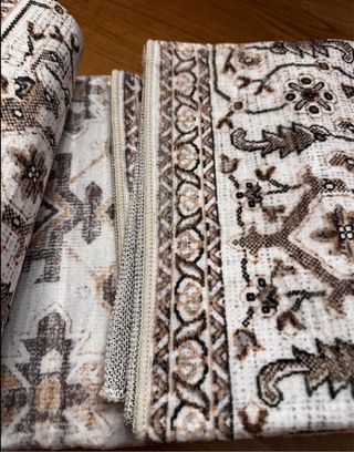 Tappeto Salotto Vintage Beige e Marrone