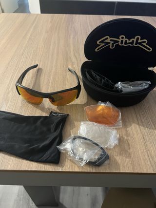 Gafas de sol SPINK negras y naranjas