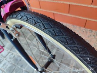 Bicicleta infantil Btwin azul y rosa