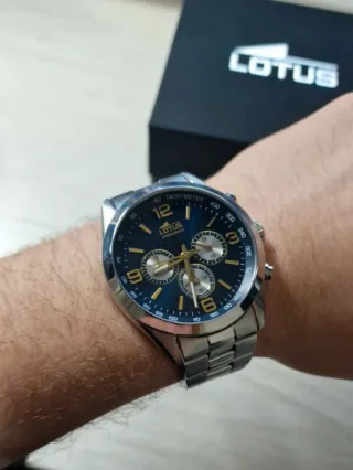 Reloj Lotus Cronógrafo Cuarzo Azul/Plata 18152/G