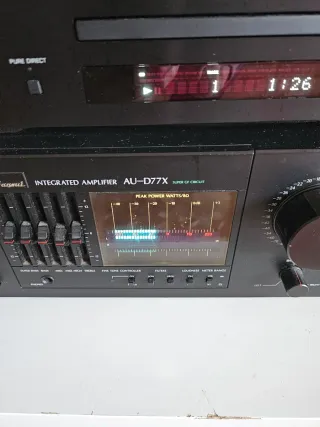 Amplificador Sansui AU-D77X Hi-Fi súper circuit CF