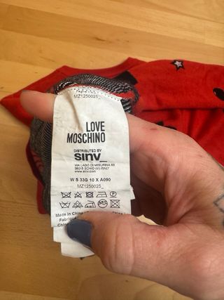 Jersey Moschino Rojo