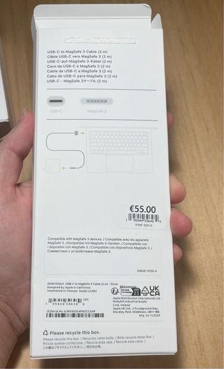 Cargador Apple USB-C 70W + Cable MagSafe 3