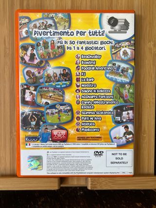 Tris giochi Eye Toy Play + videocamera PS2