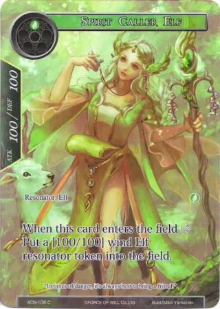 Spirit Caller Elf ACN-106 C Carta