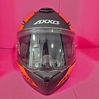 Casco Integral modular AXXIS FU406SV Storm SV orange Talla X