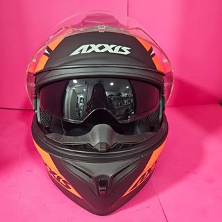 Casco Integral modular AXXIS FU406SV Storm SV orange Talla X