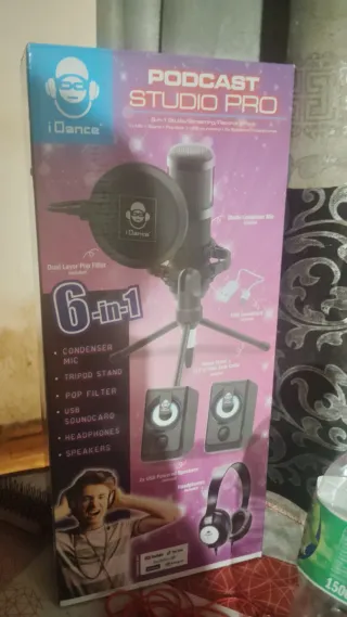 iDance Podcast Studio Pro 6-en-1