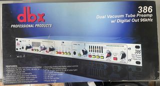 dbx 386 Preamp Tubo Dual con Salida Digital