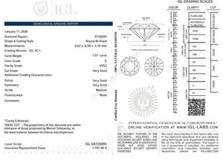 Cadena Oro 18K con Diamante 1.01 Ct