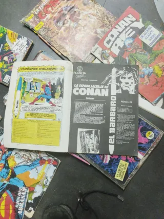 Lote Tebeos Conan y Batman Antiguos
