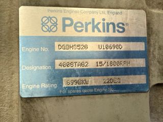 Motor Perkins de Maquinaria DgBH9528 u10690d