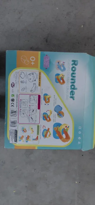 Asiento de baño giratorio para bebé