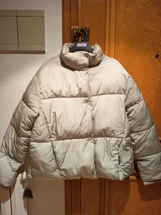 Chaqueta anorak señora beige