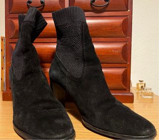 Botines Carolina Herrera Negros