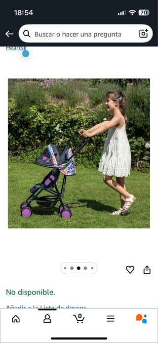 Silla de paseo Daisy Chain para muñecas