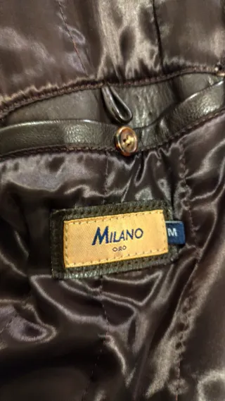 Casaco Pele Genuína Milano Oro Castanho m