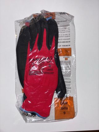 Guantes Nylon Samurai Grip Talla 9 (PACK 5)