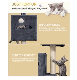 Arbol para gatos. Marca Hzuaneri. MS10018SGV1.