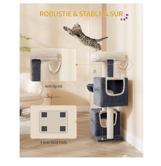 Arbol para gatos. Marca Hzuaneri. MS10018SGV1.