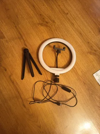 Aro de luz para fotografía y vídeo