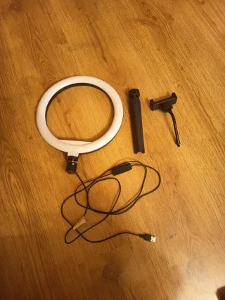 Aro de luz para fotografía y vídeo