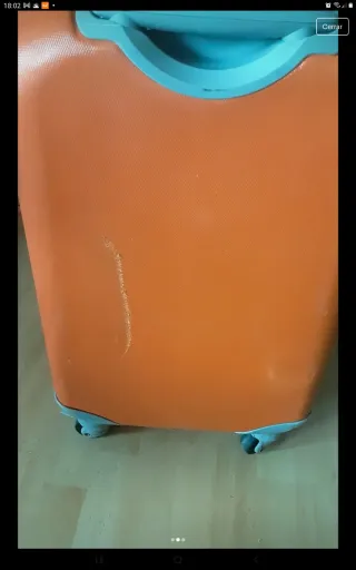 Maleta Gabol naranja expandible