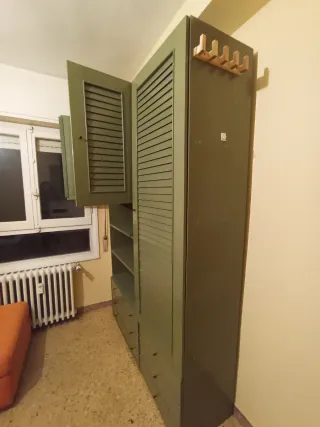 Armario modular verde 2 cuerpos Urge por mudanza