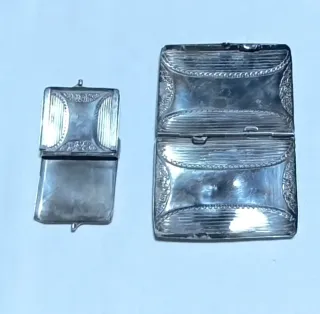 Pitillera y Cerillero S.XIX