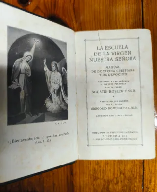 Escuela de la Virgen misal