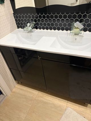 Conjunto completo baño mueble 1,2m