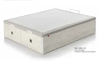 CANAPE ABATIBLE CON CAJONES.