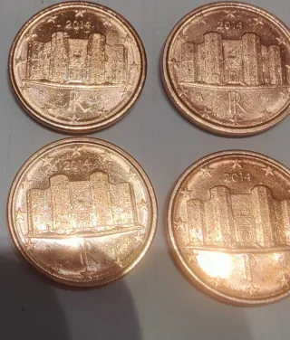 5 Monete Euro Italiane 2014-2015